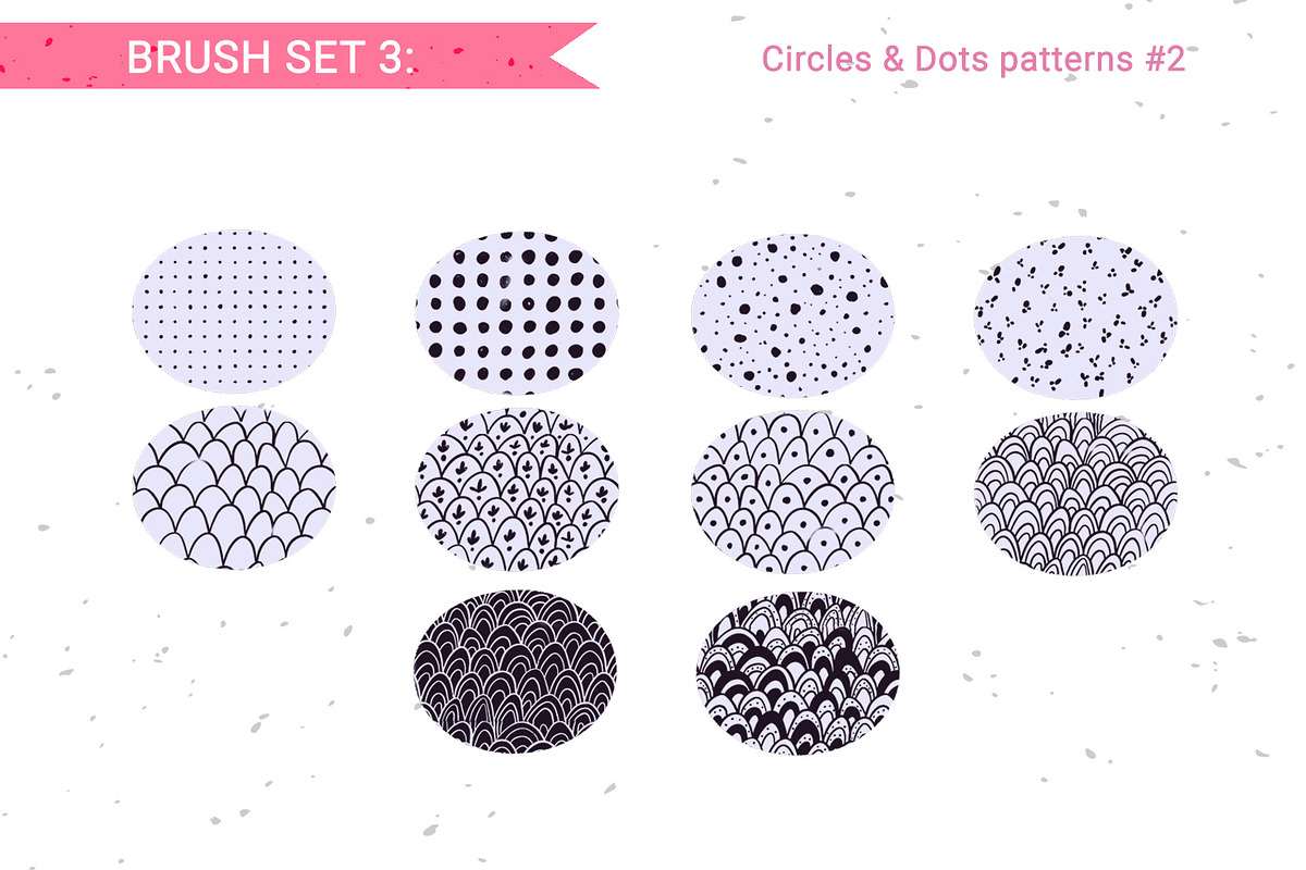 80 hand-drawn patterns for Procreate, a Brush Add-On by Gray Cat Graphics (Photo 12 of 17)