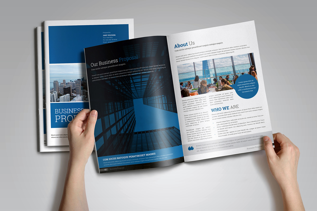 Project Proposal Template V5, a Brochure Template by JanySultana (Photo 2 of 14)