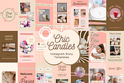 Chic Candle Instagram Story Template, a Social Media Template by Hell Yeah Designs (Thumbnail 1 of 6)