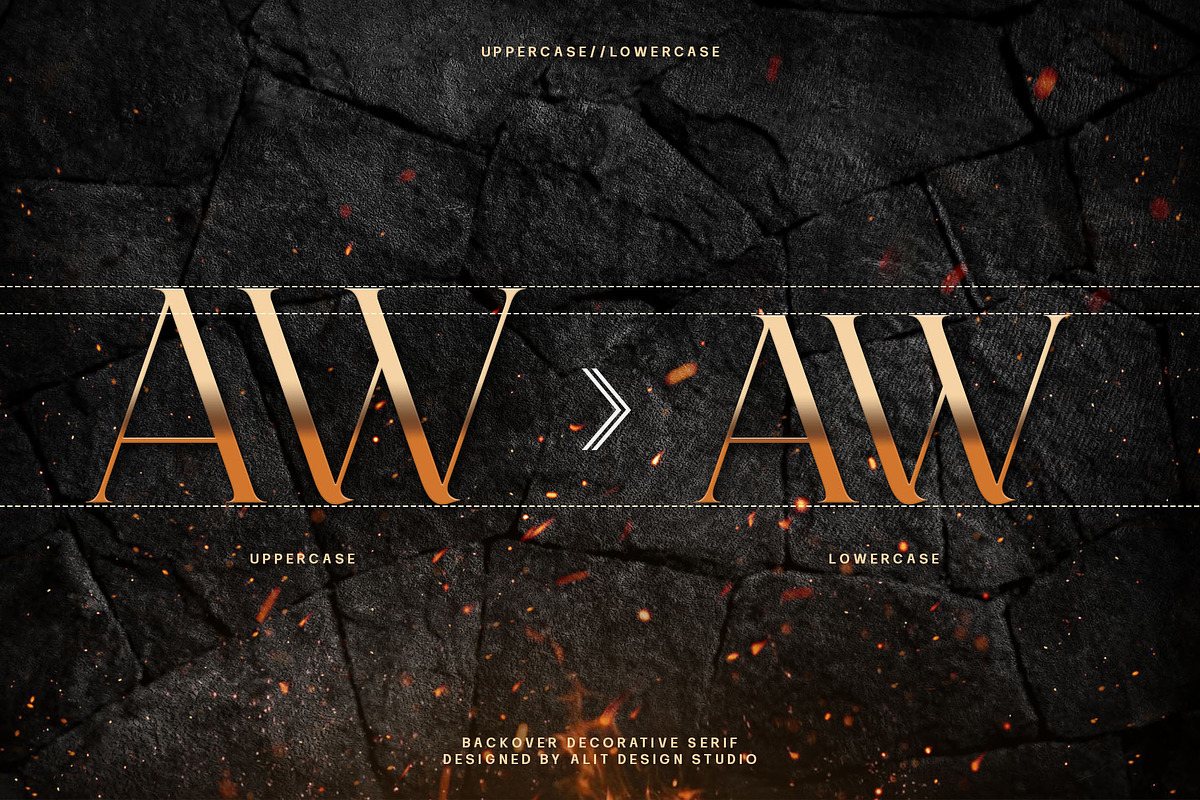 Back Over Typeface, a Serif Font by alit design (Photo 3 of 21)