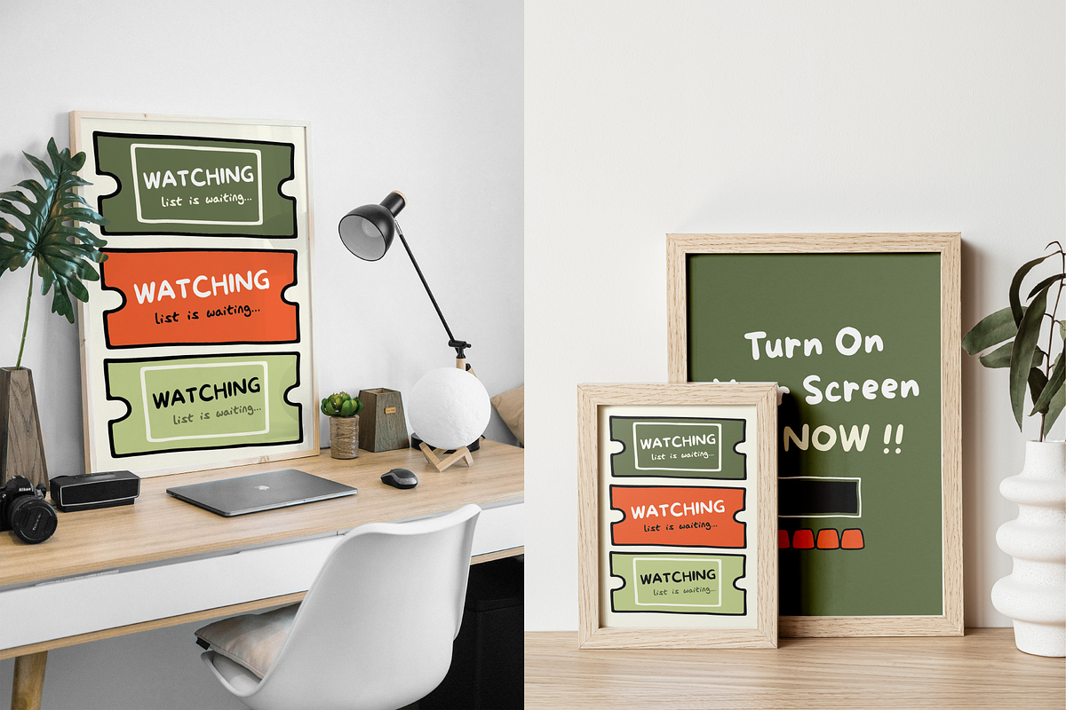 Movie Poster Wall Art Design Prints, an Object Graphic by digitalsbydepi (Photo 3 of 6)