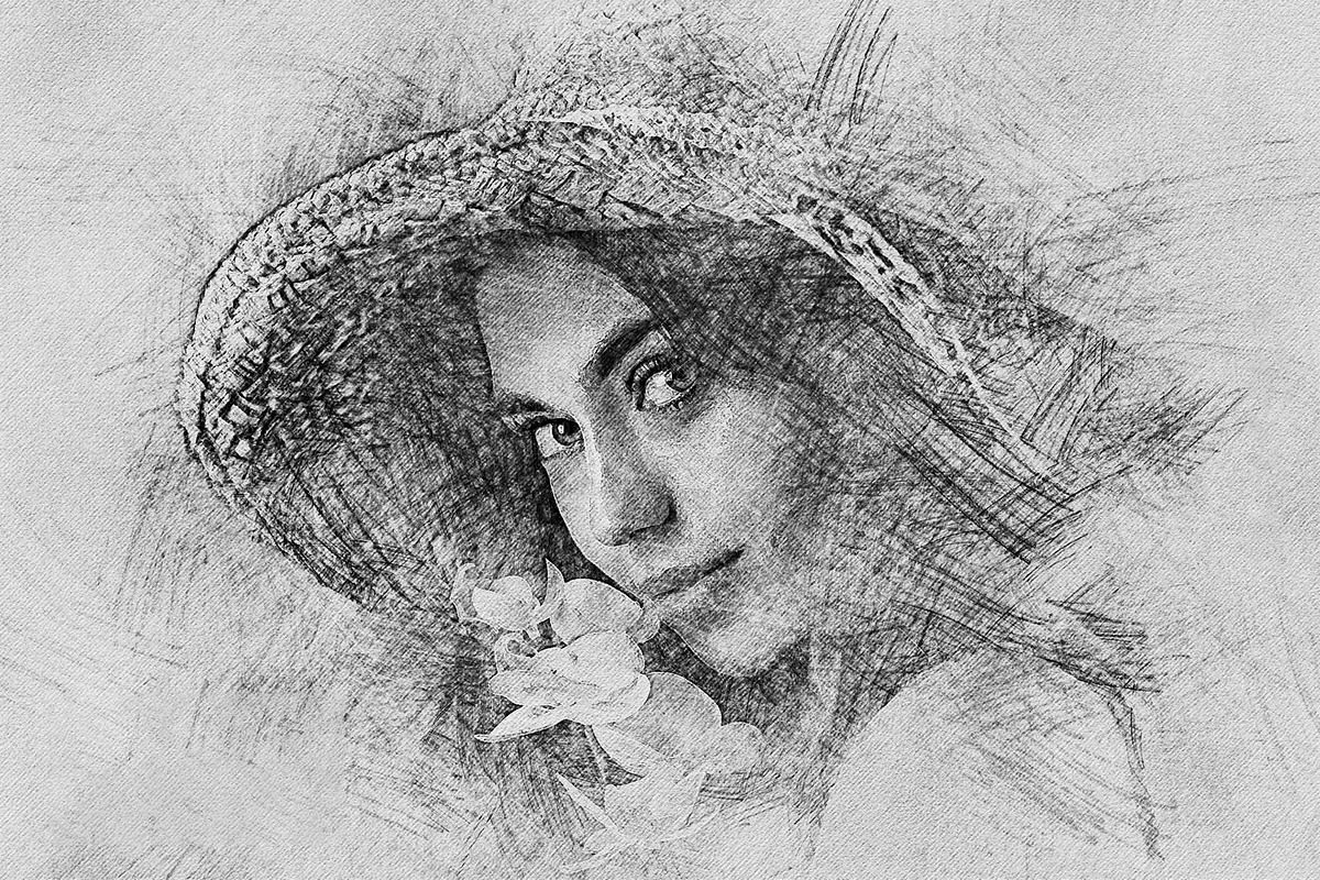 Quick pencil sketch photo effect, an Action Add-On by Shovajit (Photo 5 of 7)