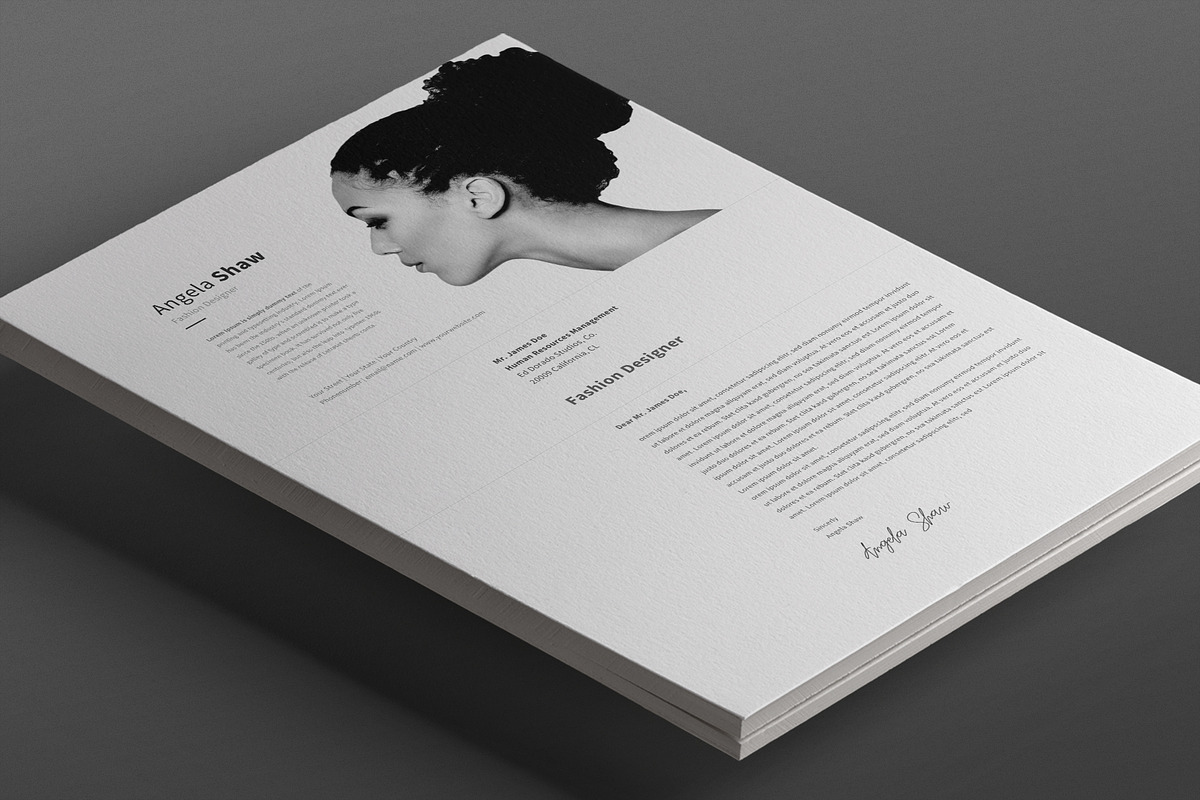Orion Resume Template, a Resume Template by Nina Shaw (Photo 2 of 11)