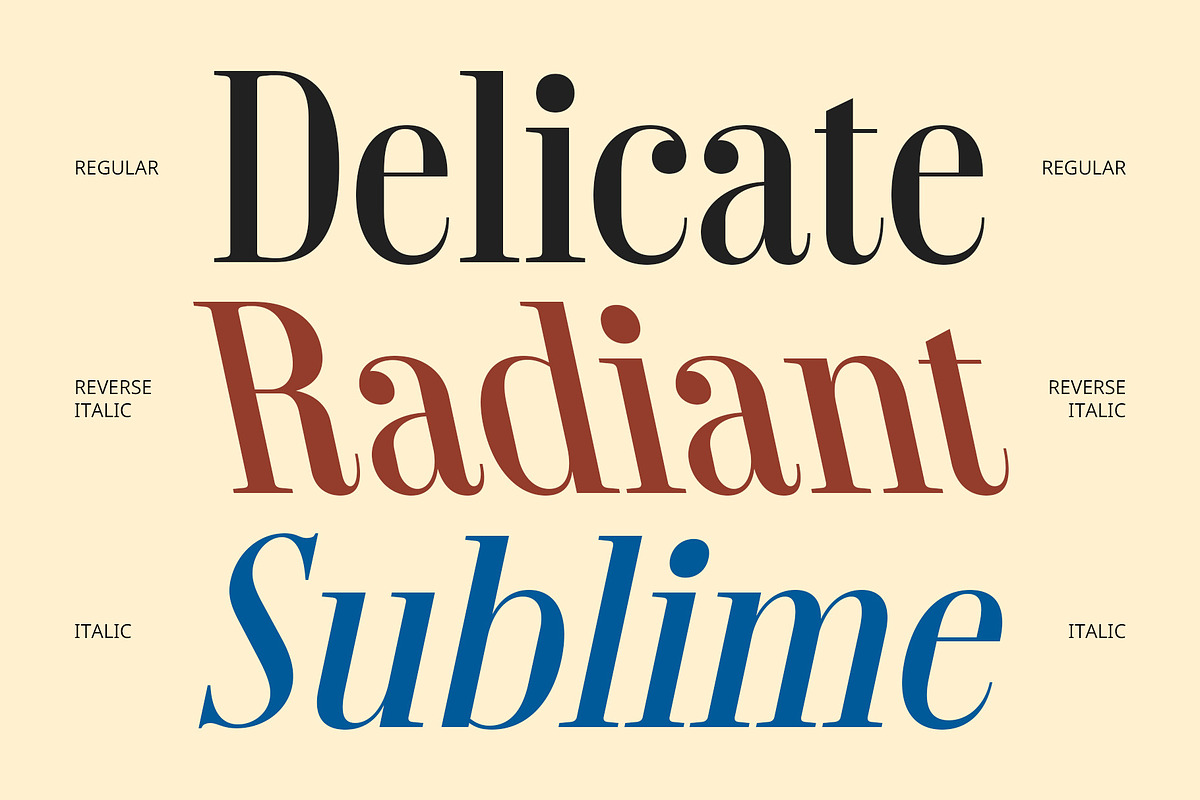 Roneys – Classic Font, a Serif Font by Craft Supply Co. (Photo 5 of 8)