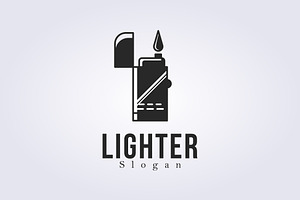 match lighter logo design, a Branding & Logo Template by Lodzrov
