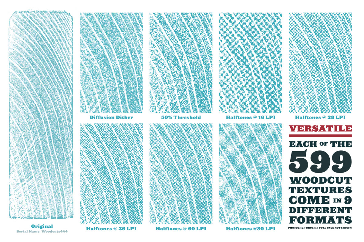 Pine Woodcuts, a Texture Graphic by Brian Brubaker (Photo 3 of 5)