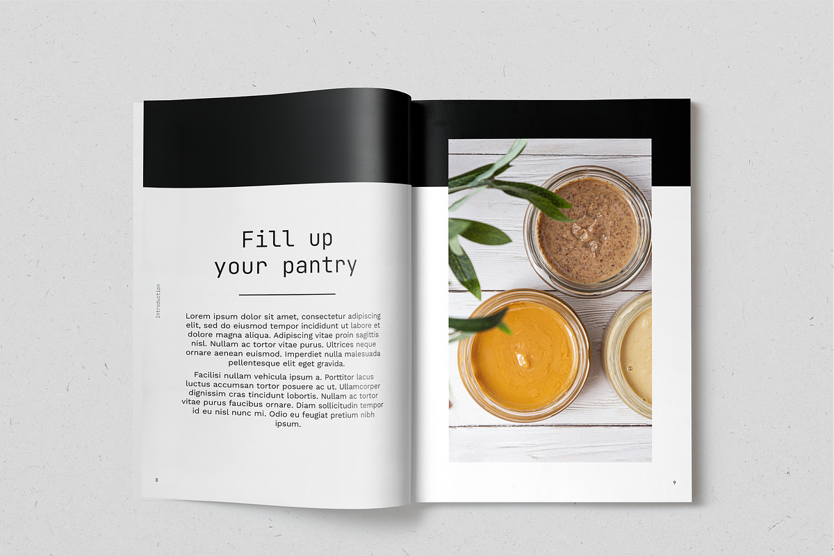 Healthy Desserts Recipe Book, a Magazine Template by SonaGeciova (Photo 6 of 19)