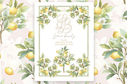 Lemon Watercolor Amalfi Collection, a Decorative Illustration by WonderWonder (Thumbnail 1 of 18)