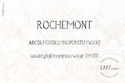 Rochemont Hand lettered serif, a Serif Font by LABFcreations (Thumbnail 3 of 6)