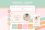Rainbow Shopify Theme, a Shopify Template by Sparkle & Speckle (Thumbnail 1 of 8)