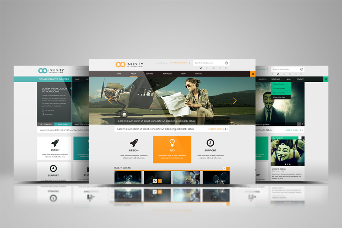 Website Showcase Mock-Ups, a Device Mockup by RgraphicsDesign (Photo 3 of 6)
