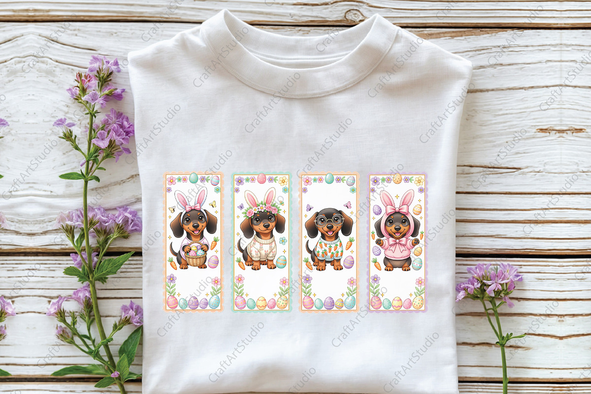 Easter Dachshund PNG, Easter PNG, an Illustration by CraftArtStudio (Photo 3 of 4)