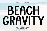 Beach Gravity, a Script Font by FreshTypeINK (Thumbnail 1 of 7)