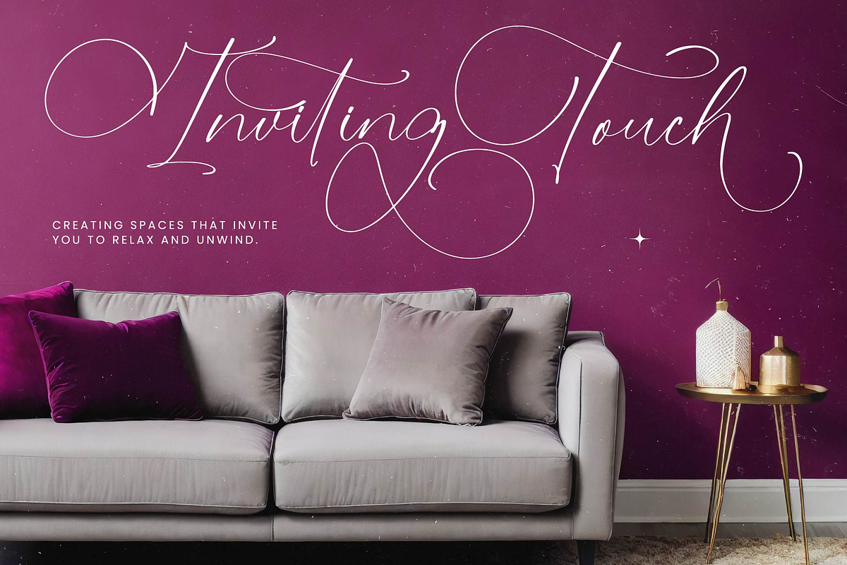 Herlina Aliyah Stylish Calligraphy, a Script Font by stylishtype.co (Photo 7 of 20)