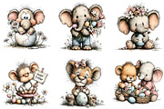 Easter Safari Animals Clipart, an Illustration by Sublimation Artist (Thumbnail 6 of 7)