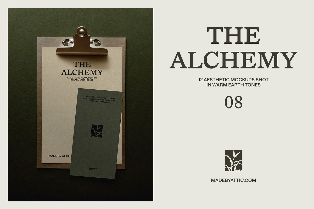 Clipboard and Card Mockup · 08, a Books & Magazine Mockup by Made by Attic (Photo 2 of 3)