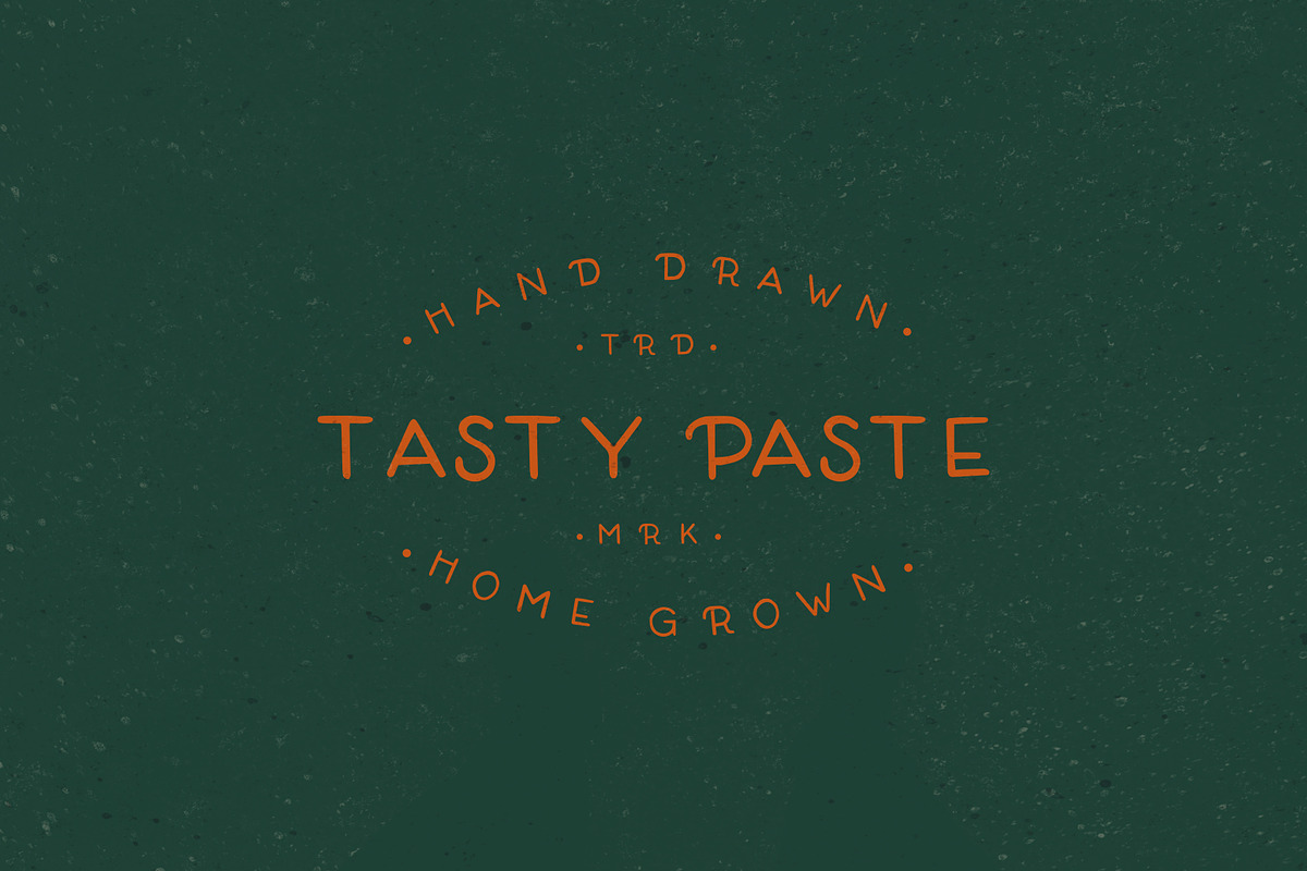 TASTY PASTE-HAND DRAWN FONT