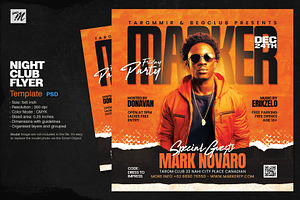 Night Club Flyer Template, a Flyer Template by Tarommir