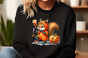 Funny Halloween Squirrel Clipart, an Illustration by DreamCafeArt (Thumbnail 6 of 7)