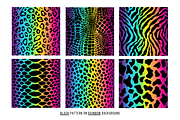 Rainbow Animal Print Digital Paper, a Pattern Graphic by Chromolume Studio (Thumbnail 3 of 39)