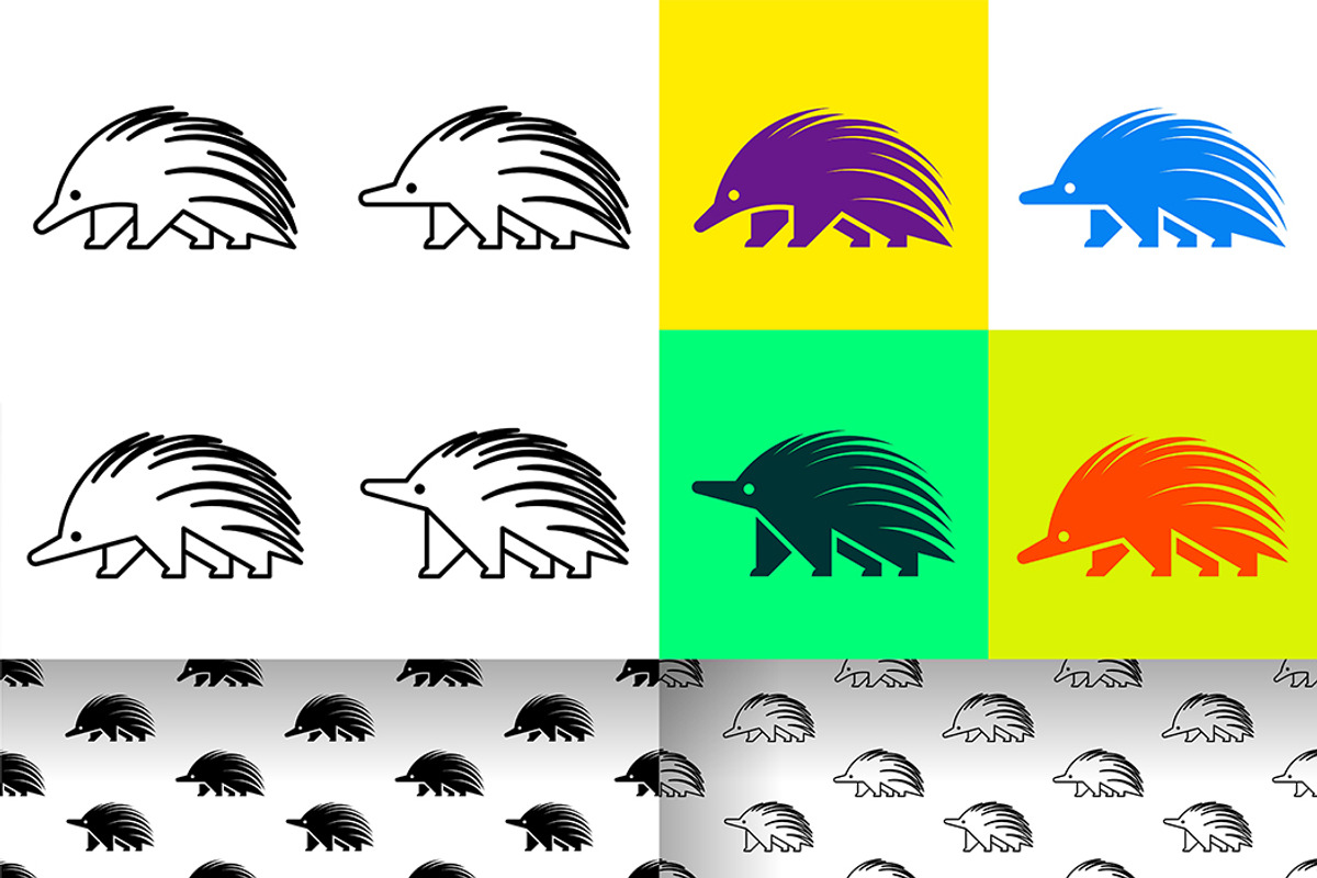 Echidna Logo, a Graphic by NataliiaVolyk (Photo 1 of 6)