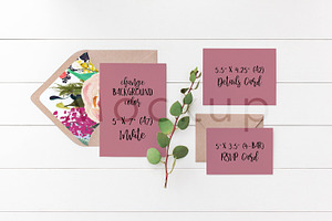 Wedding Suite Mockup - Manzanita S4