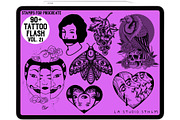 Tattoo Flash Vol. 21 - Stamp Set, a Brush Add-On by LA Studio Sthlm (Thumbnail 4 of 6)