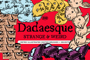 DADAESQUE Vector Icons + Brushes, an Object Graphic by angelainthefields (Thumbnail 1 of 15)