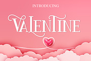 Valentine Font, a Serif Font by Fox7 By Rattana (Thumbnail 1 of 5)