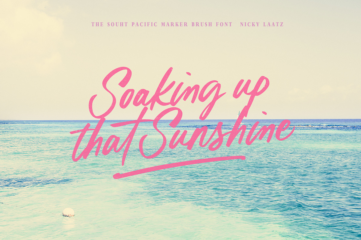 South Pacific Marker Font | FontCypress