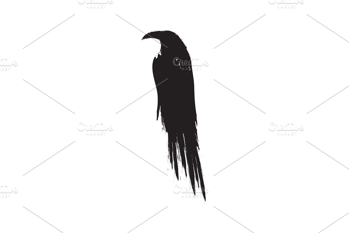 Black raven crow body and wings., an Object Graphic by DeShoff Art (Photo 4 of 8)