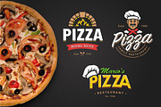 Pizza Logo Templates, a Branding & Logo Template by Vecster (Thumbnail 4 of 10)