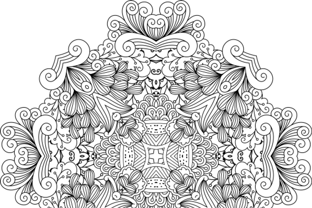 Pretty colorless circular design, a Background Graphic by Stock-Smart-Start