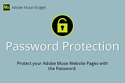 Password Protection Muse Widget, a Plug-in Add-On by MuseTemplatesPro (Thumbnail 1 of 2)