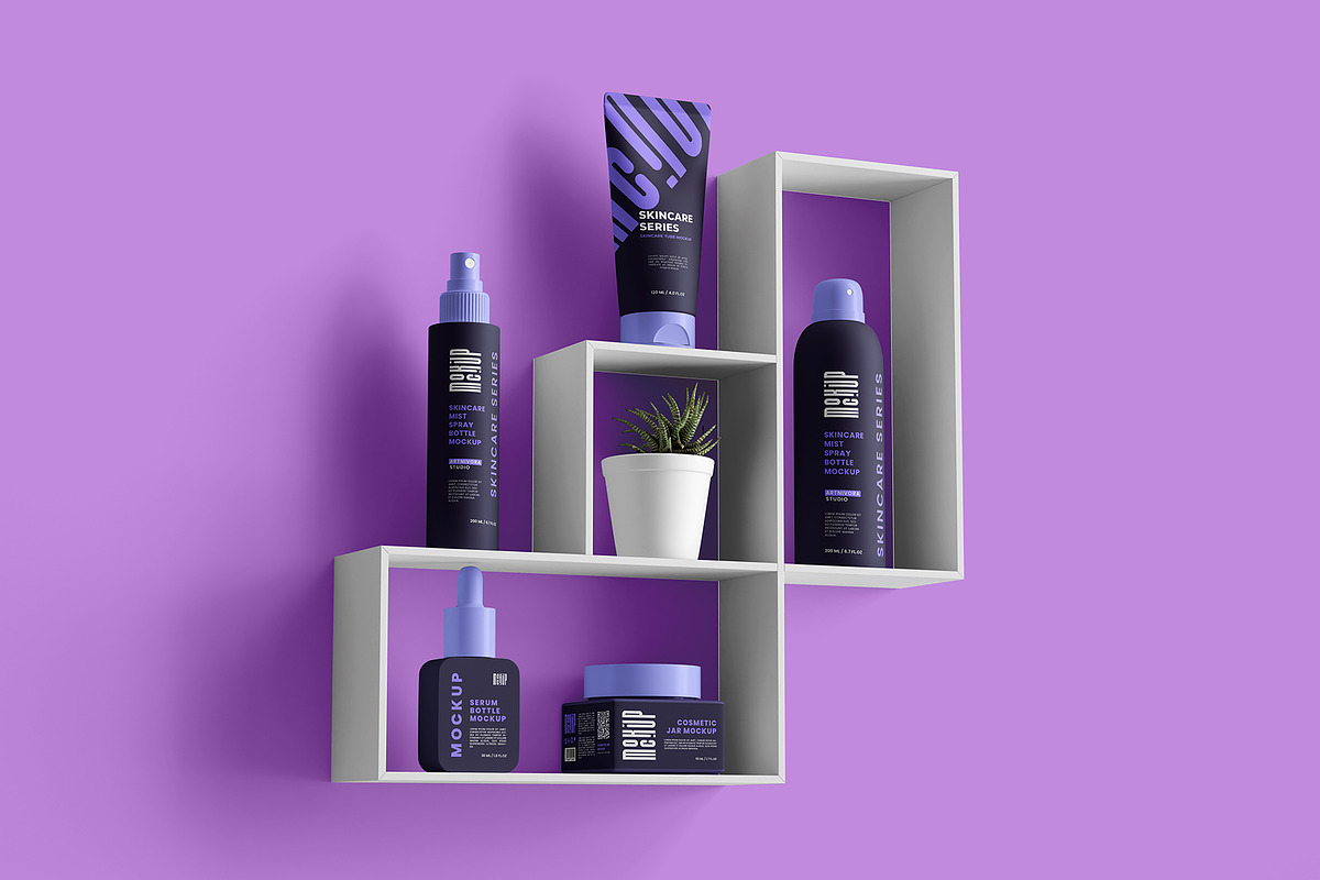 Skincare Product Packaging Mockup, a Packaging Mockup by Artnivora.Std (Photo 2 of 4)