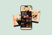 Japanese // Food Social Media Kit, a Design Template by SecondBrain Store (Thumbnail 7 of 9)