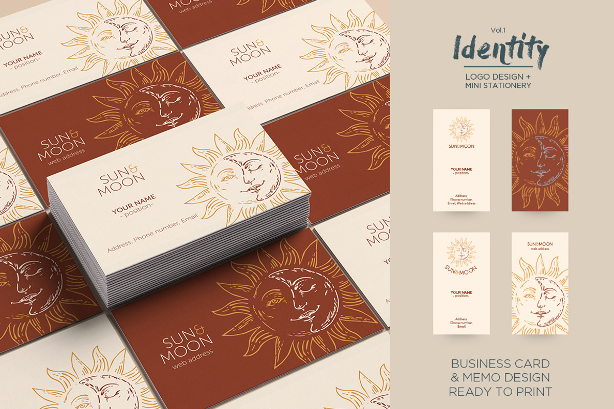 Sun&Moon Logo, a Branding & Logo Template by Creative Lemon (Photo 3 of 5)