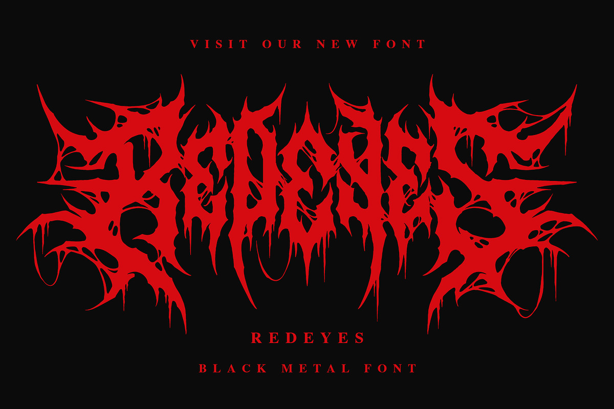 Onerock | Black Metal Font Vol.6, a Blackletter Font by Madhaline Studio (Photo 2 of 18)