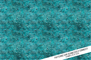 Teal Textures Seamless Digital Paper, a Pattern Graphic by Chromolume Studio (Thumbnail 12 of 28)