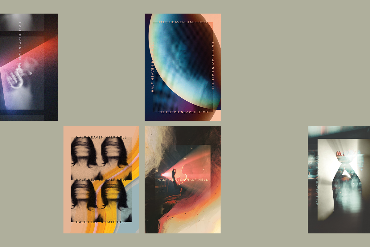 Half Heaven Half Hell~5 Posters Pack, a Background Graphic by picnictubesworld (Photo 8 of 8)