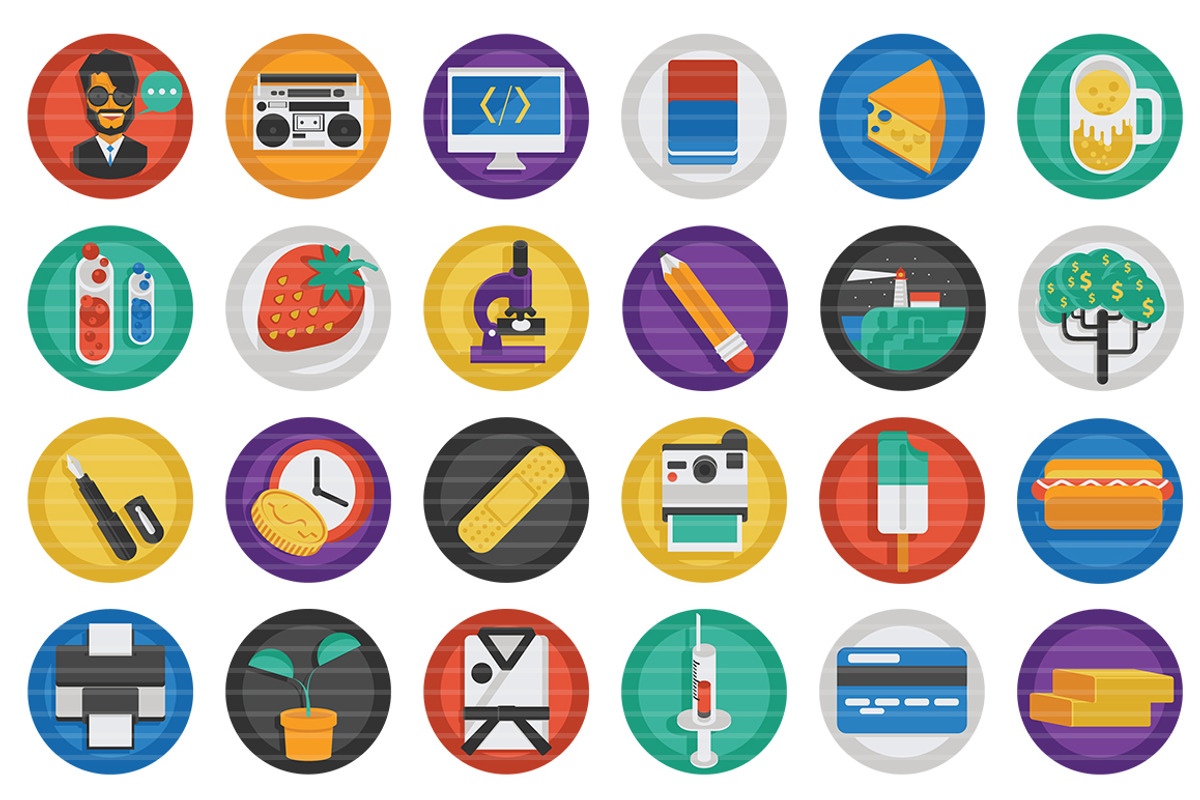 Flatistic - 170 Trendy Flat Icons, an Icon by Flat Icons (Photo 3 of 4)