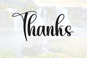 Waterfall | Script Font, a Handwritten Font by Scratchones (Thumbnail 9 of 9)
