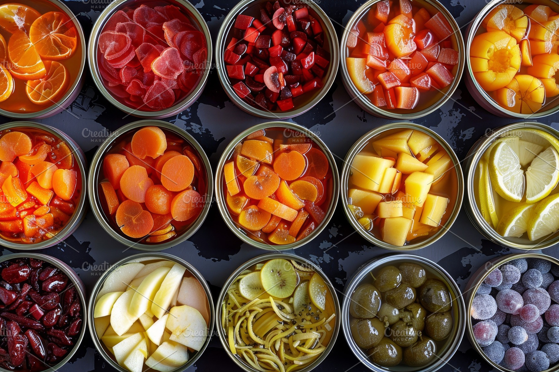 Collage of various fruits and vegeta, a Photo by Iftikhar Alam