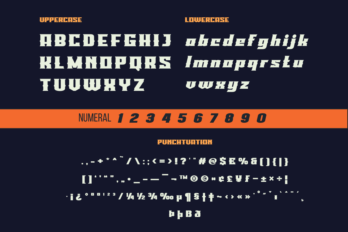 LAROF | Athletic Font, a Font by twinstd (Photo 12 of 13)