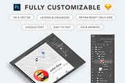Taxi Booking App UI Kit, an UI Kit Template by App Innovation (Thumbnail 3 of 7)
