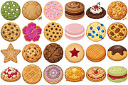 Cookies Clipart, a Food Illustration by Forhadx5 (Thumbnail 6 of 9)
