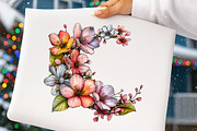 Watercolor Spring Florals Clipart, an Illustration by Digital Artistic99 (Thumbnail 9 of 10)