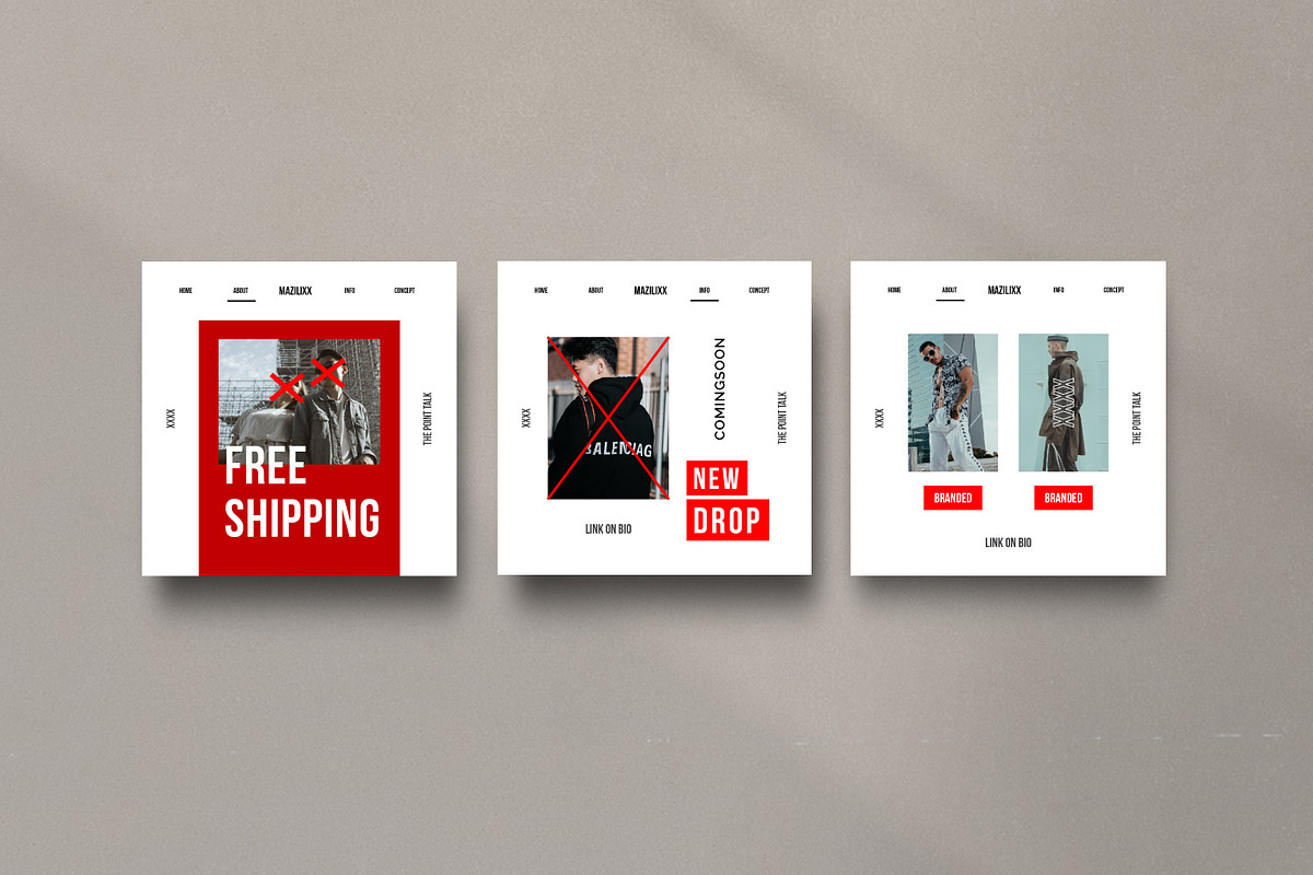 MAZILLAX - Social Media Kit Bundle, a Social Media Template by Dirtytemp Studio (Photo 10 of 14)