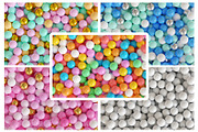 Backgrounds Set With Colored Balls, a Background Graphic by Vector beauty (Thumbnail 3 of 6)