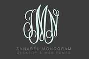 Annabel Monogram Desktop OTF Font, a Script Font by HERRINGTON DESIGN (Thumbnail 3 of 3)